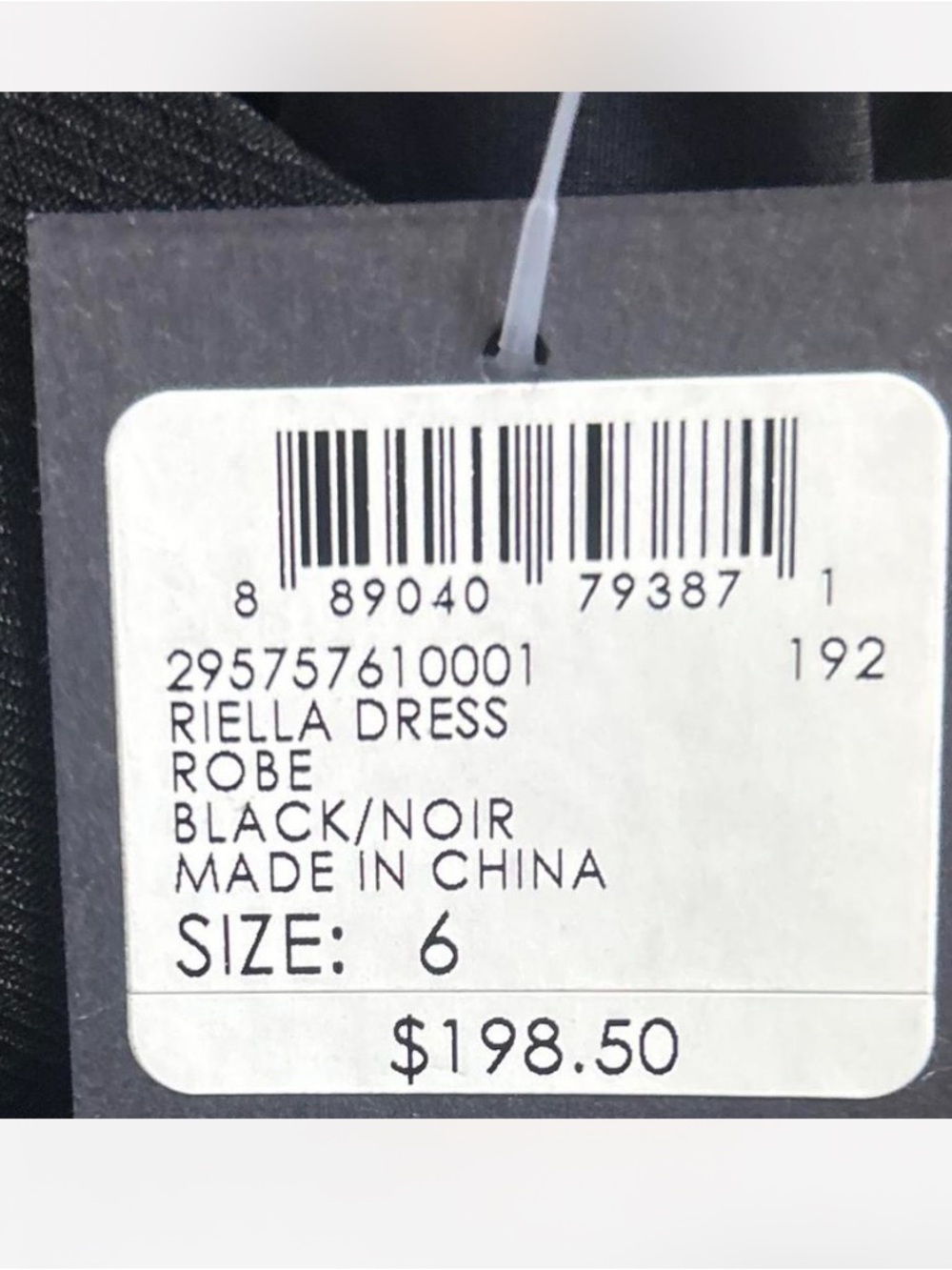 Club Monaco Black V-Neck A-Line Mini Dress - Picture 6 of 8